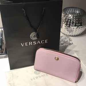 Versace Medusa continental leather wallet